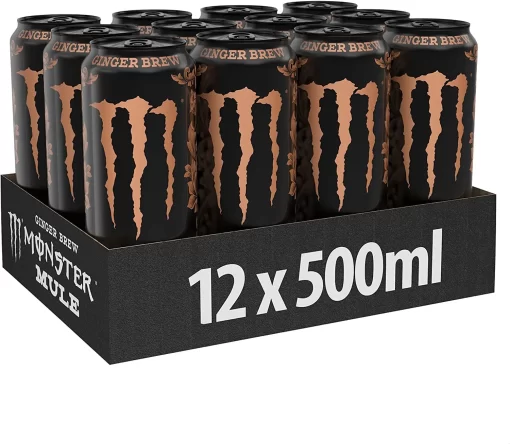 Monster Energy Mule Ginger Brew Sugar Free - 12 x 500 ML