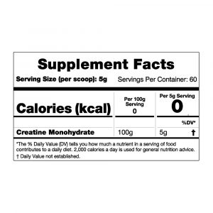 10X Nutrition Cre Creatine Monohydrate - 300 Gram